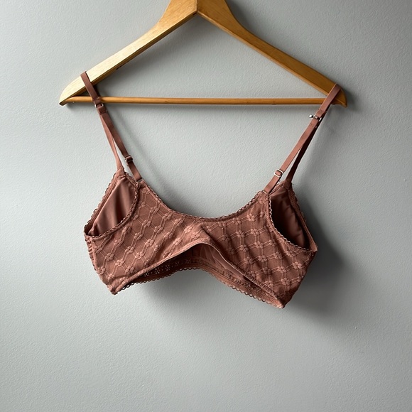 Lace bralette dusty pink size large - Picture 2 of 4